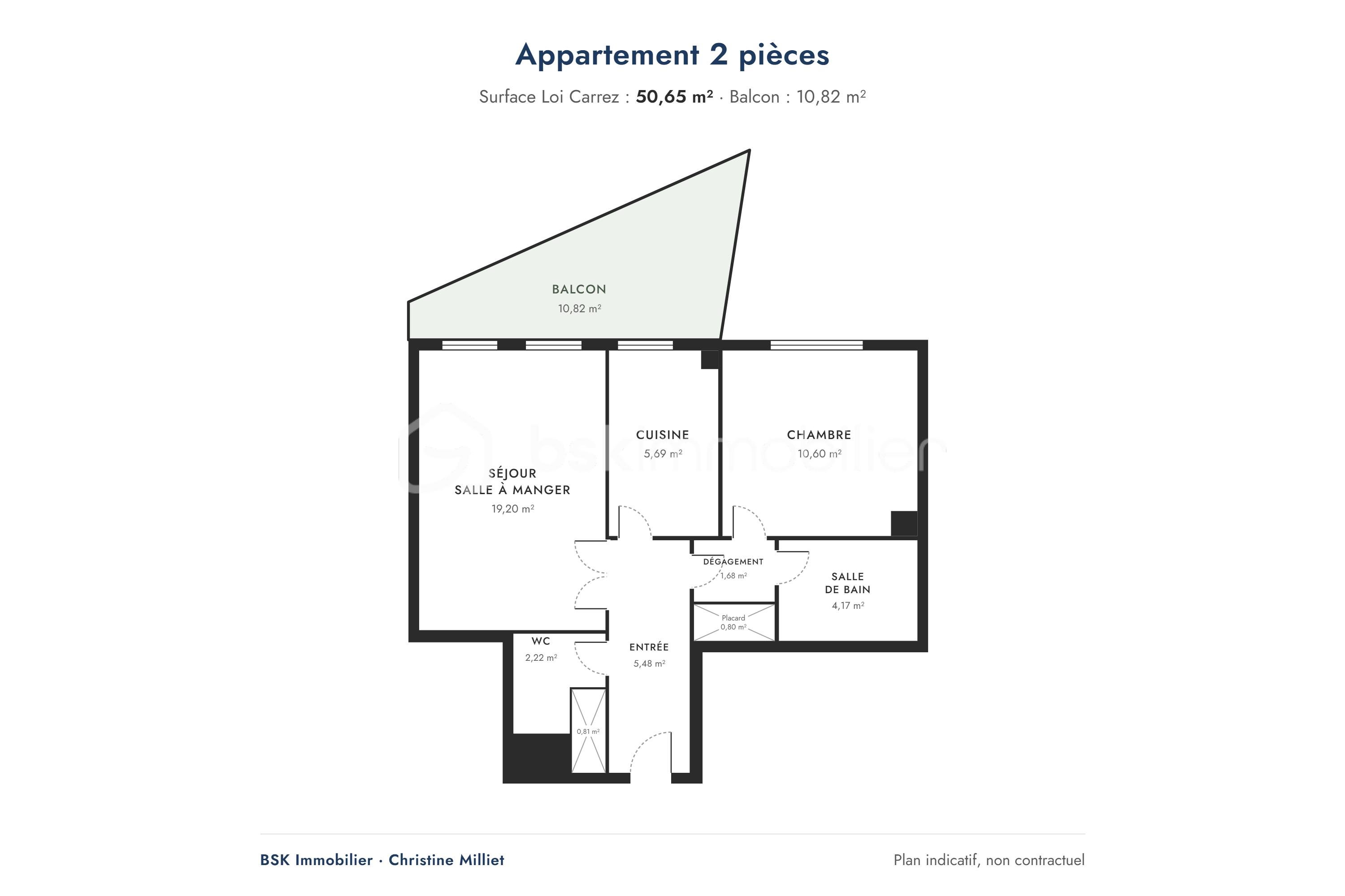 Appartement 2 pièces 51 m² · à Saint-Germain-en-Laye · 51 m² · 260 000 €