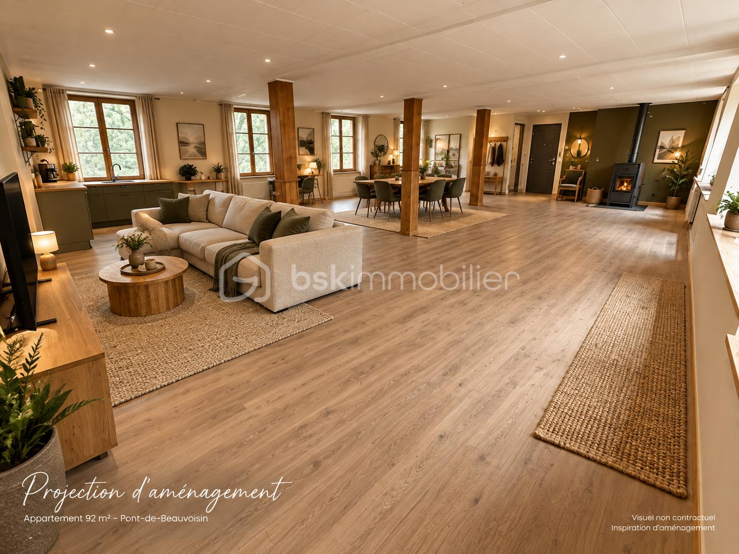 Appartement 1 pièce 92 m² · à Le Pont-de-Beauvoisin · 92 m² · 73 000 €