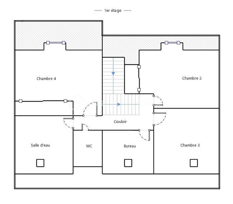 Maison traditionnelle de 160 m² - 1er Etage.png