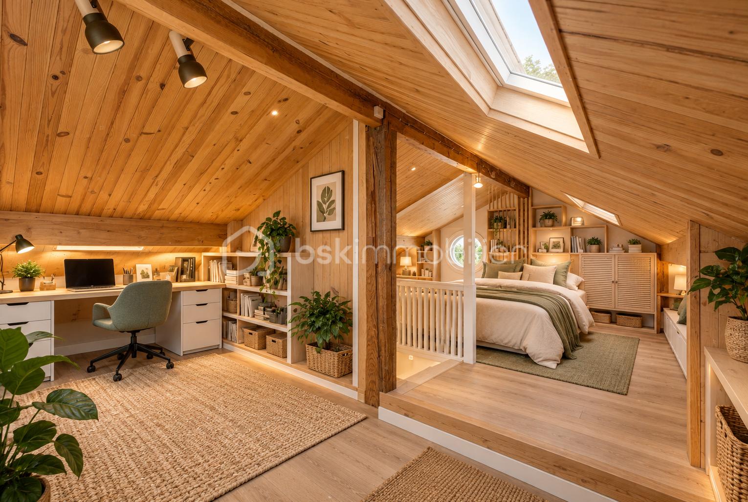Loft mansardé chaleureux et scandinave.png