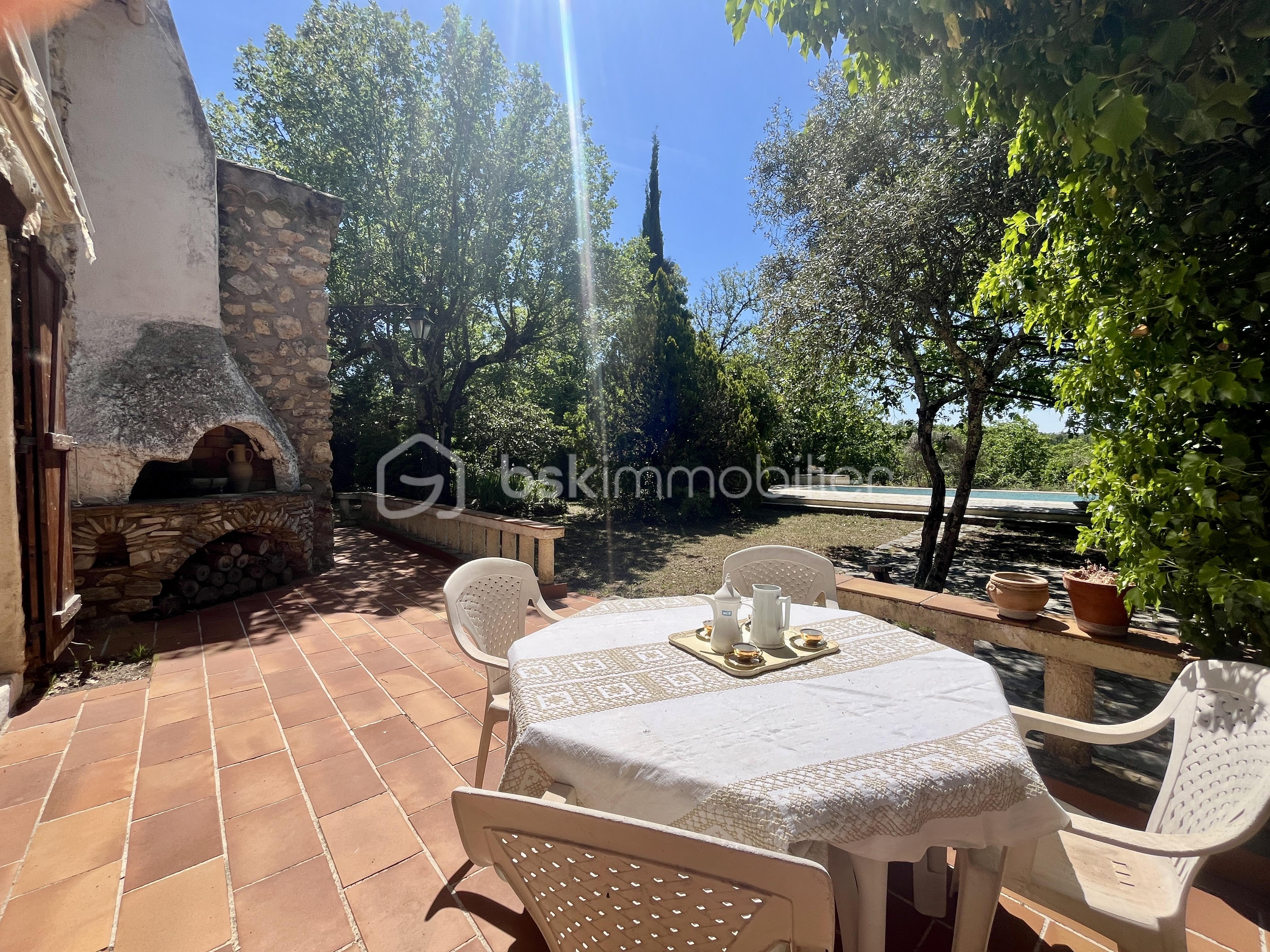 Terrasse vue piscine et barcecue .jpg