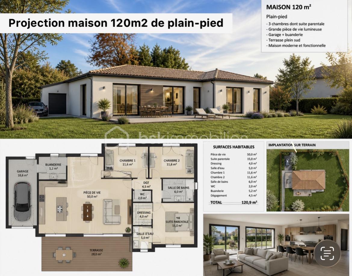Terrain 505 m² · à Montmerle-sur-Saone · 505 m² · 130 000 €