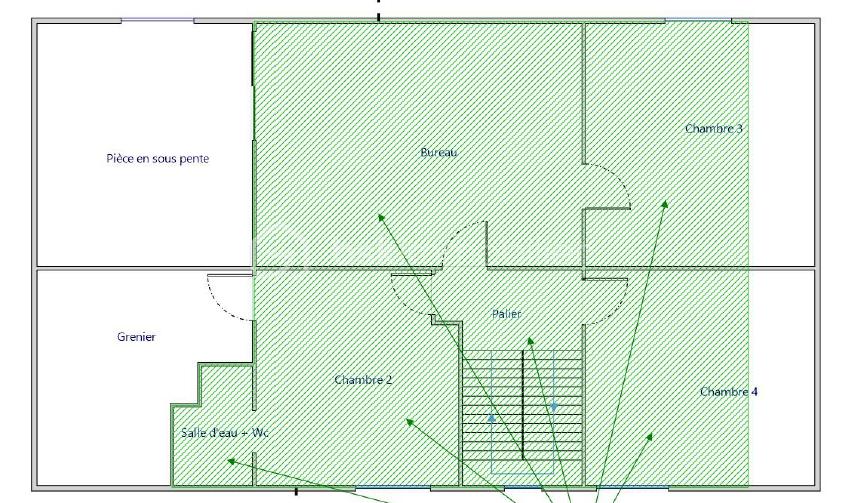 Maison traditionnelle de 154 m² - croquis 2eme etage.PNG