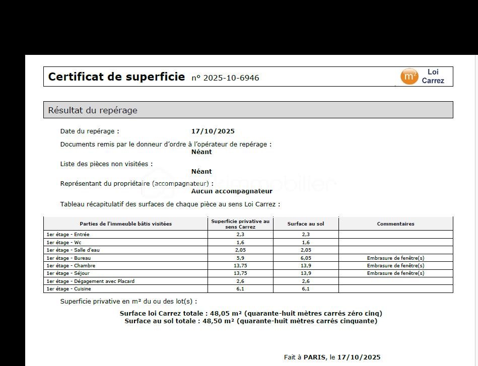 Appartement de 48 m² - Surface .png