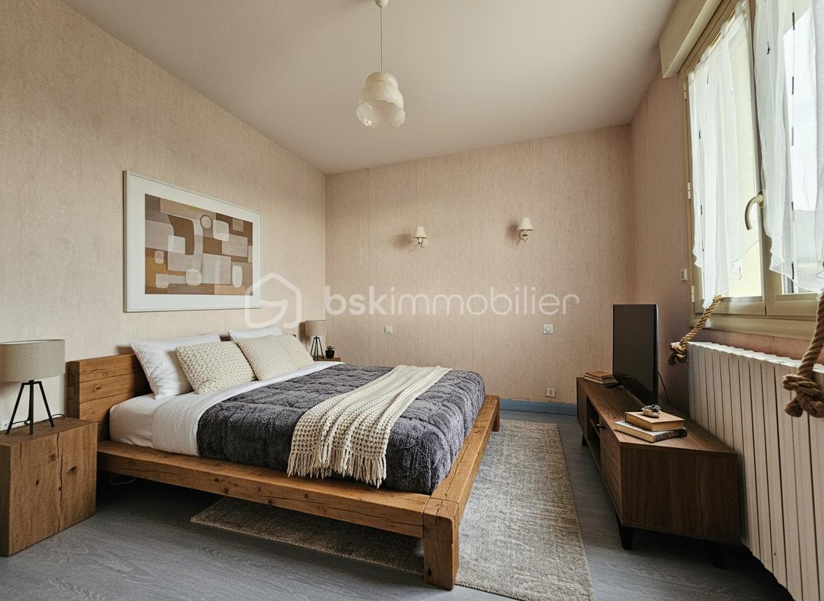 Maison traditionnelle de 140 m² - Chbre rdc 2 IA.jpg
