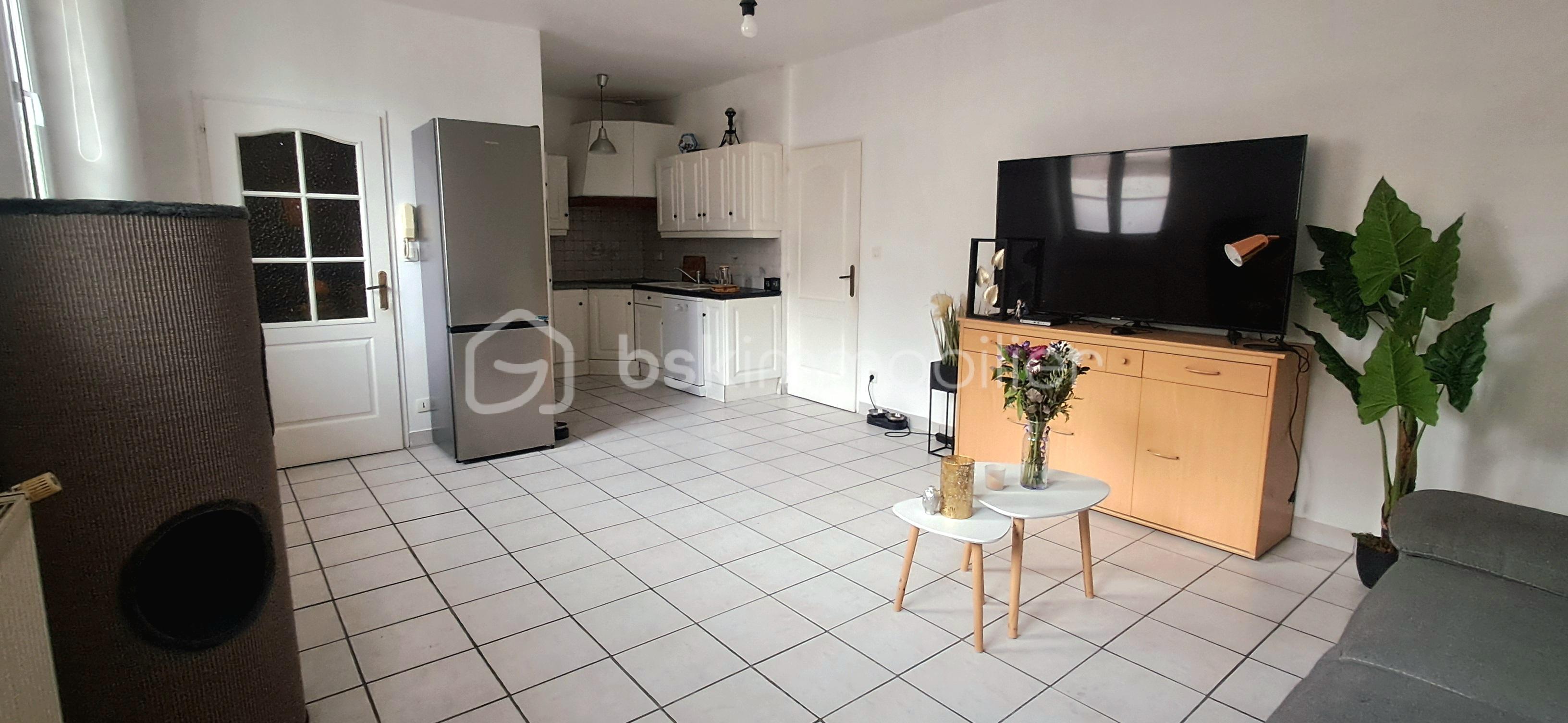 Appartement de 59 m² - Appartement Grenoble Vaillant Salon Cuisine Home staging.jpg