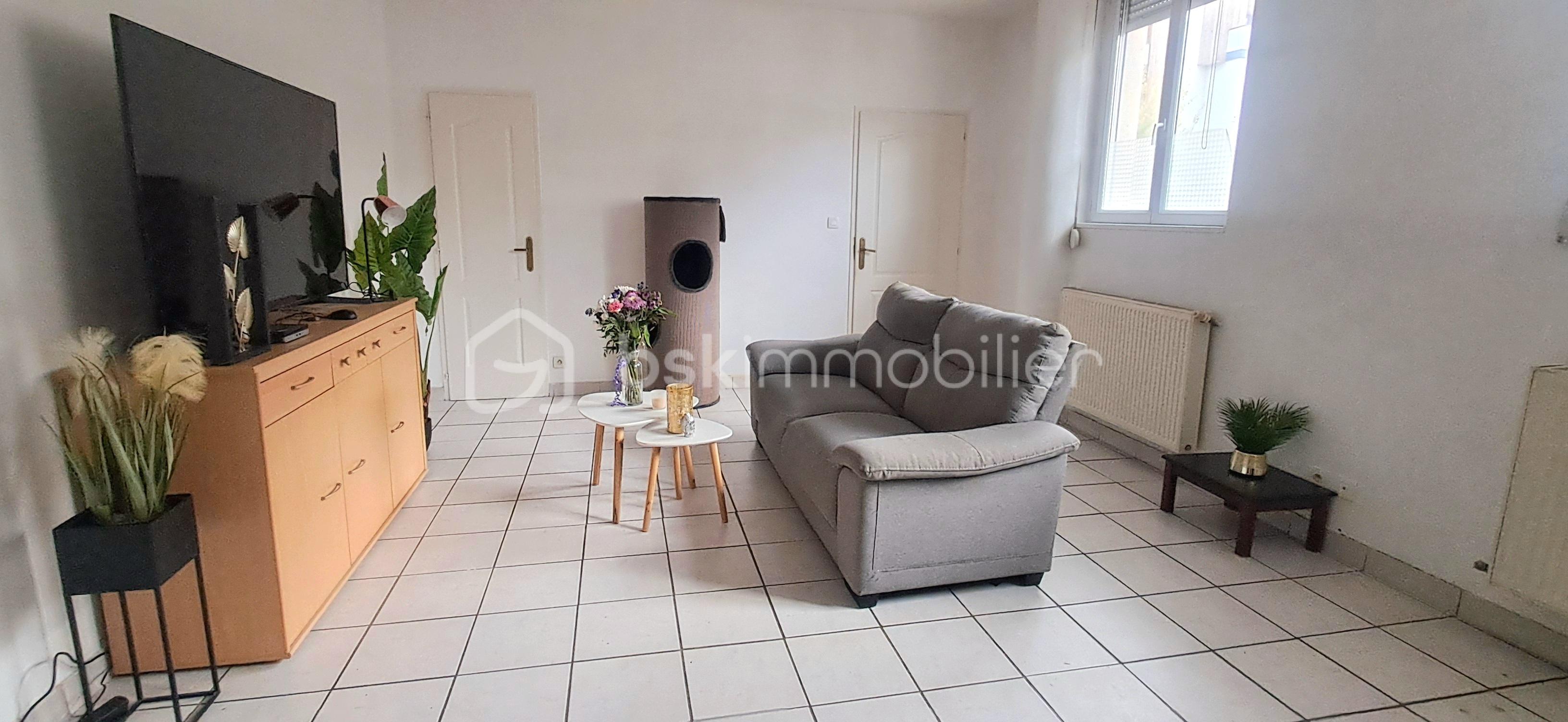 Appartement de 59 m² - Appartement Grenoble Vaillant Salon 1 Home staging.jpg
