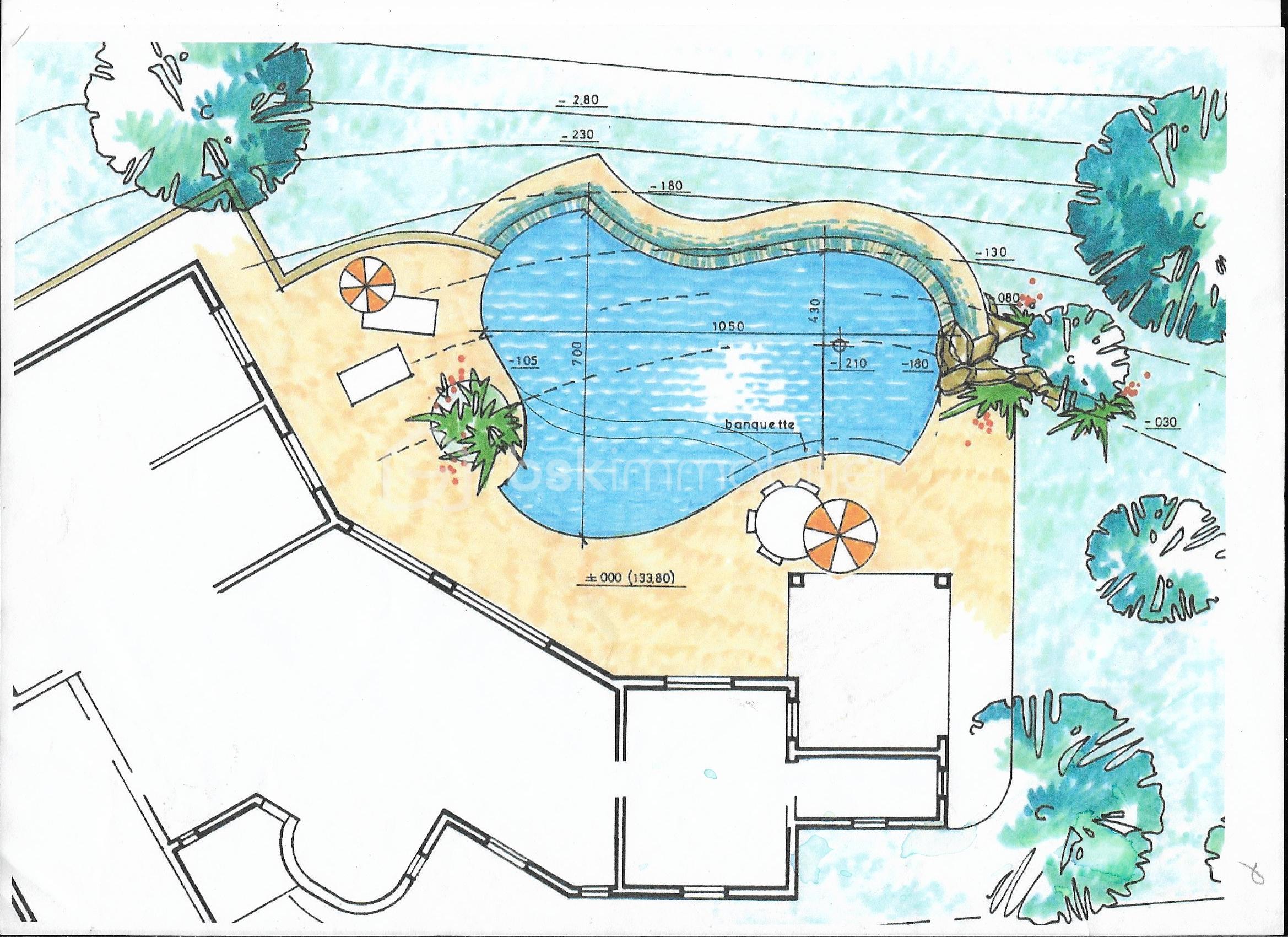 Maison traditionnelle de 225 m² - Plan Piscine Lzs Adrets.jpeg