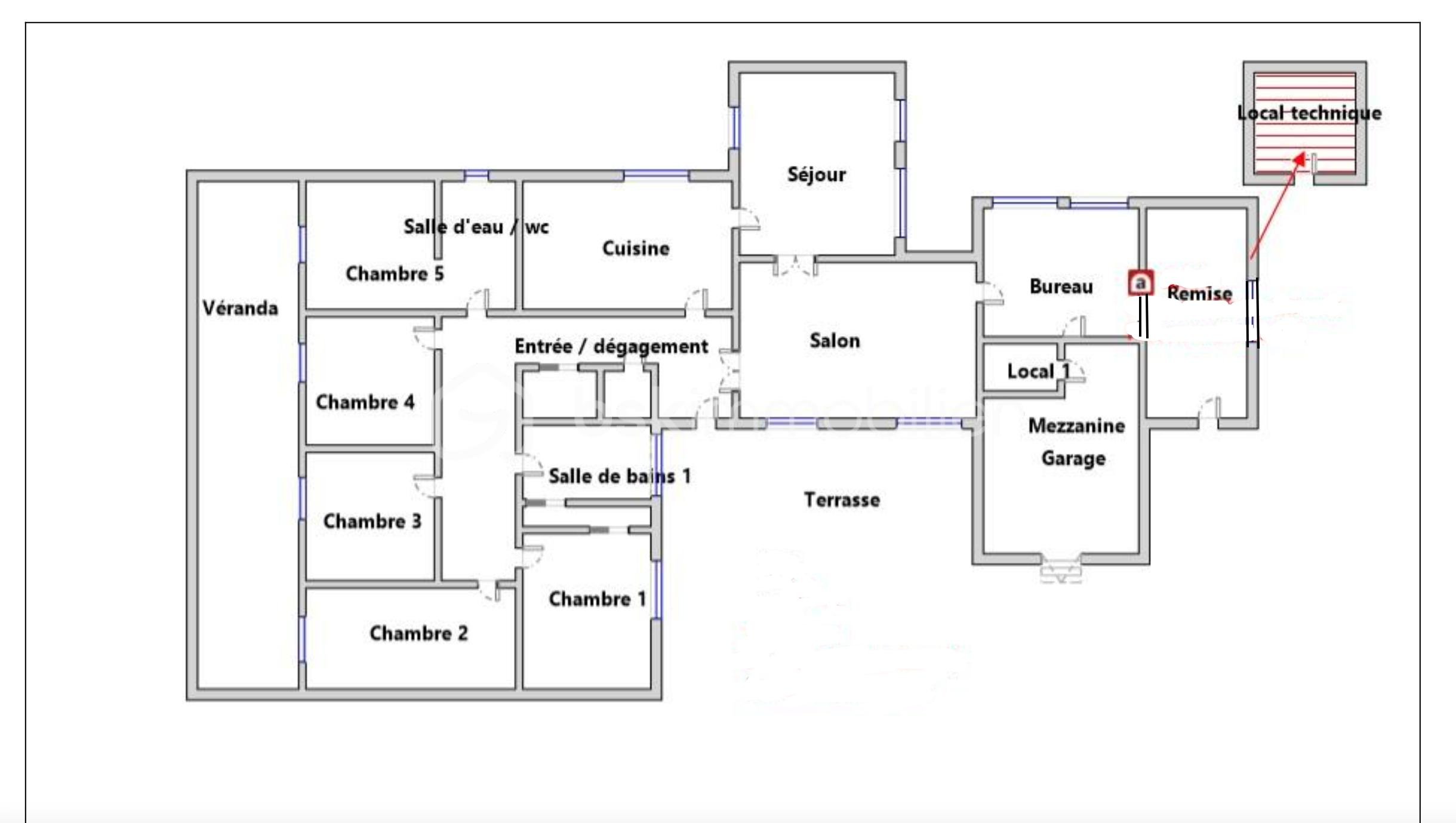 Villa de 184 m² - plans villa cournonterral.png