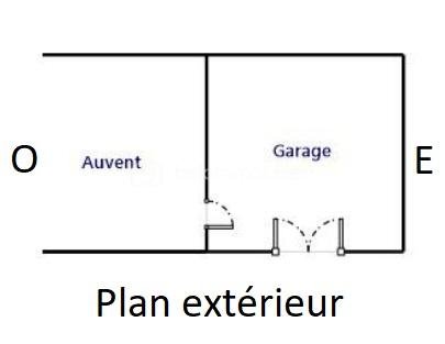 Maison ancienne de 94,97 m² - Plan extérieur (garage-auvent).jpg