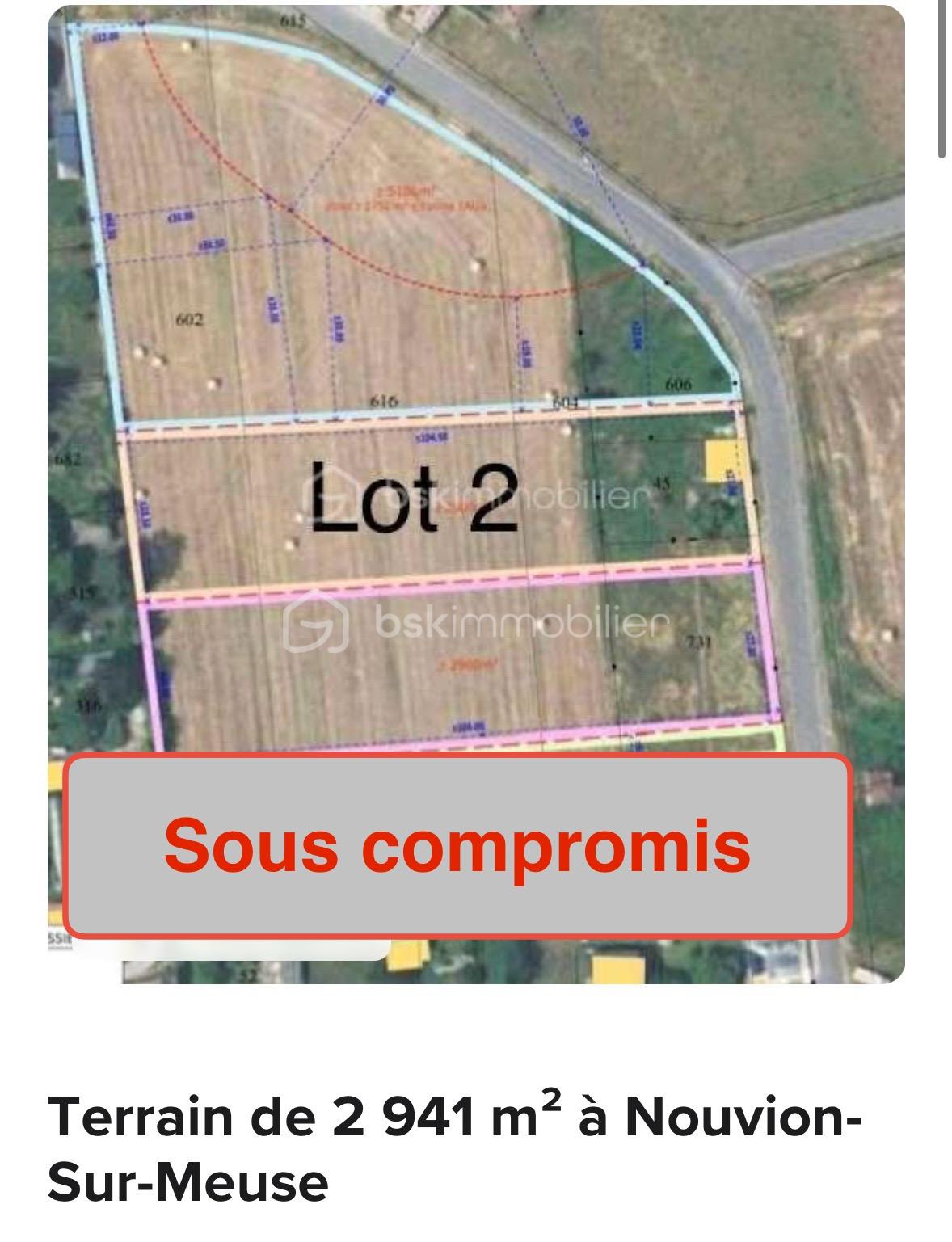 Terrain de 2 941 m²