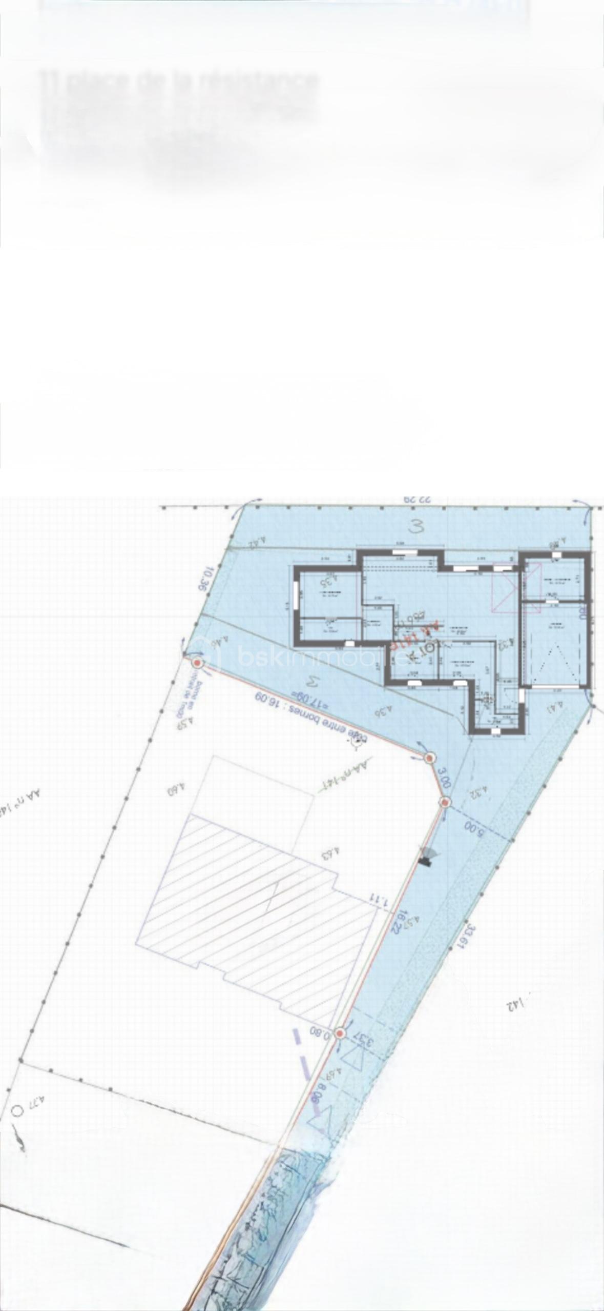 Lotissement de 466 m²