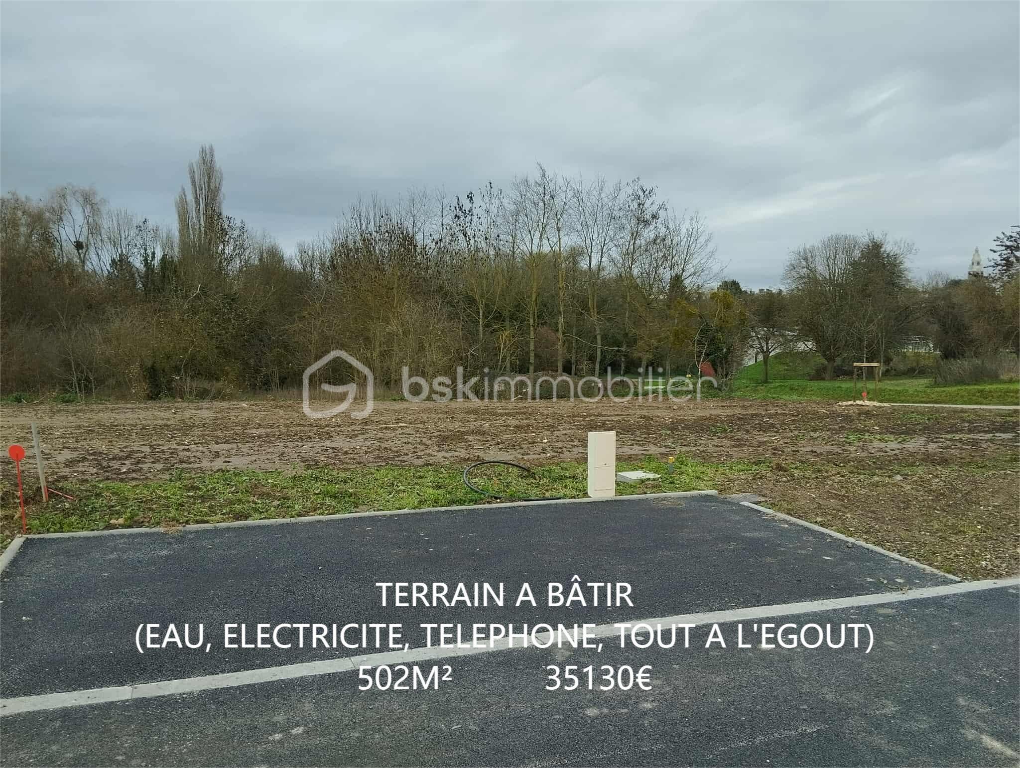 Terrain de 502 m²