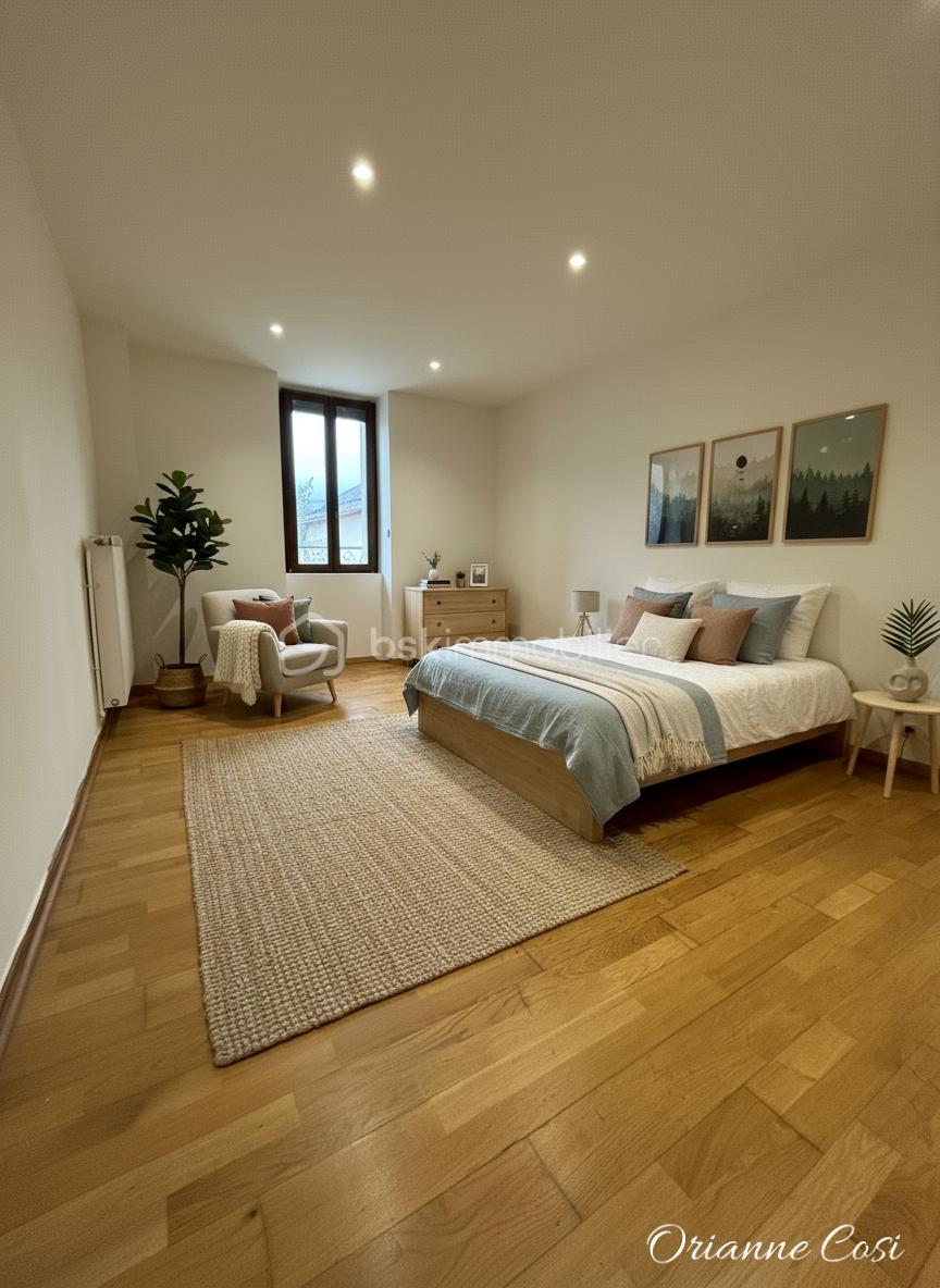 Maison de ville de 78 m² - Chambre 1 logo.png