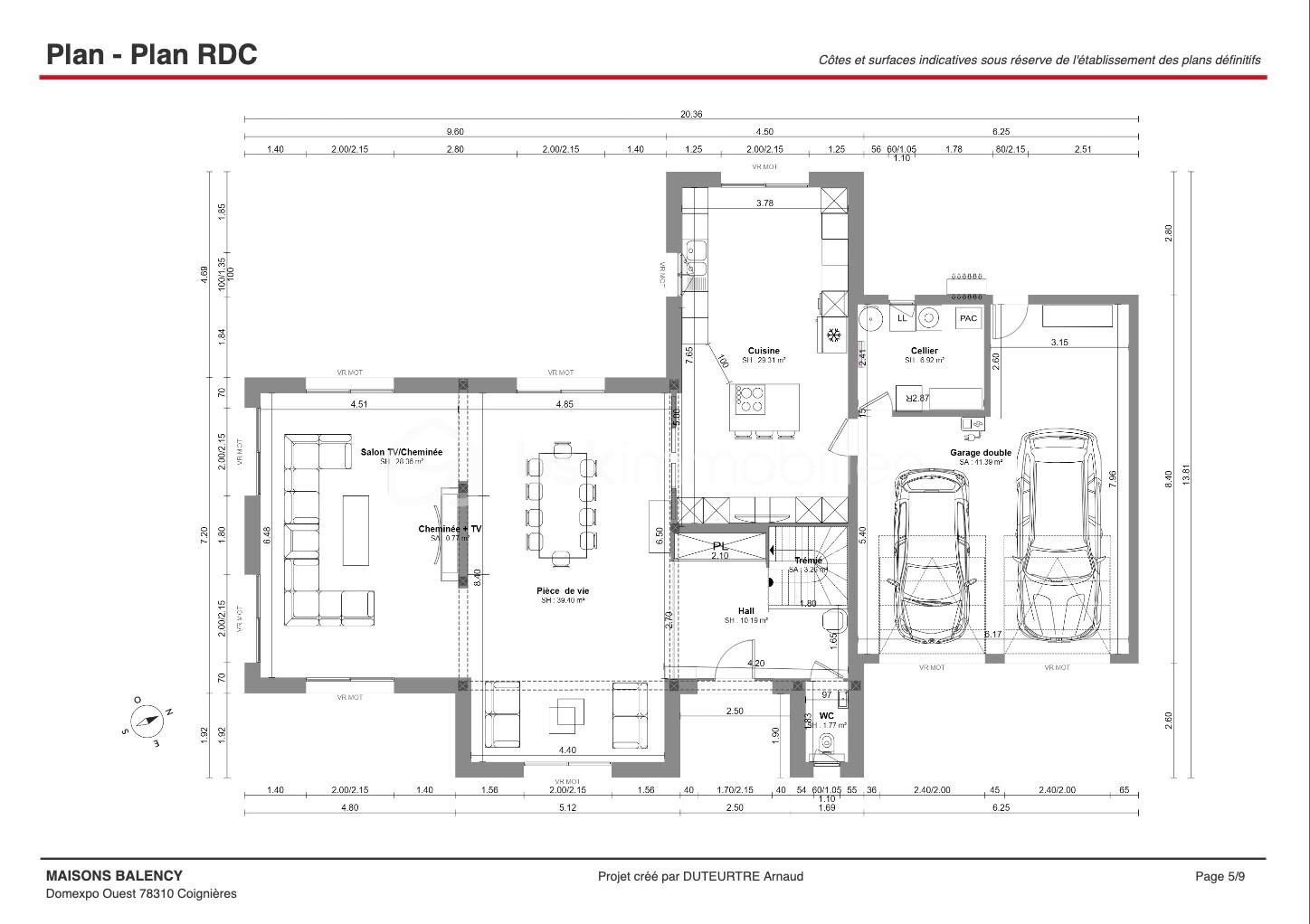 Terrain de 1 137 m² - Lot 1 - Maison Balency - RDC~2.png