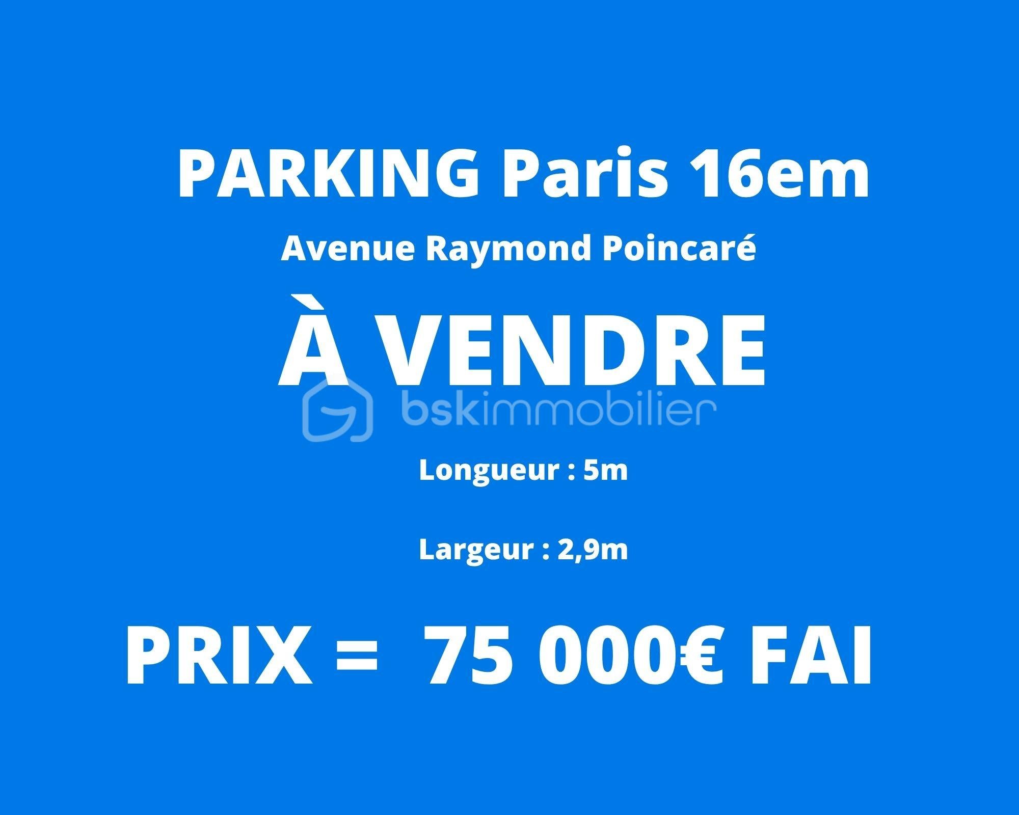 Parking de 14,50 m² - PARIS 16 5 Rue Alfred Bruneau A VENDRE.jpg