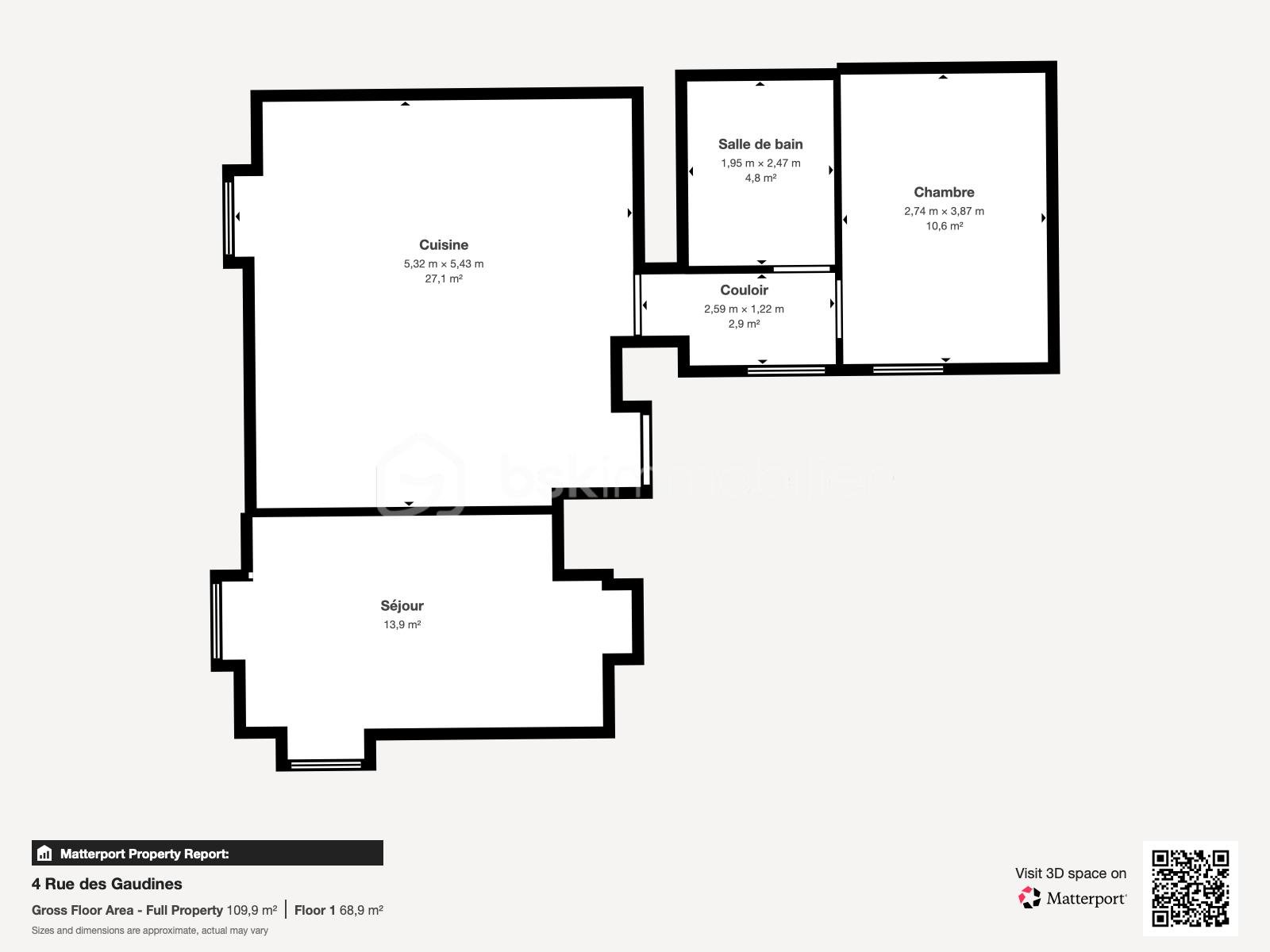 Maison de 81 m² - 4 Rue des Gaudines - Floor 1.png