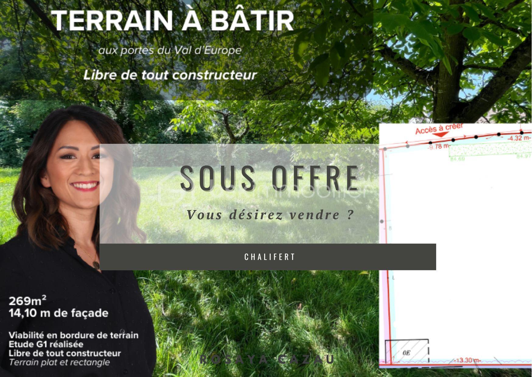 Terrain de 269 m²