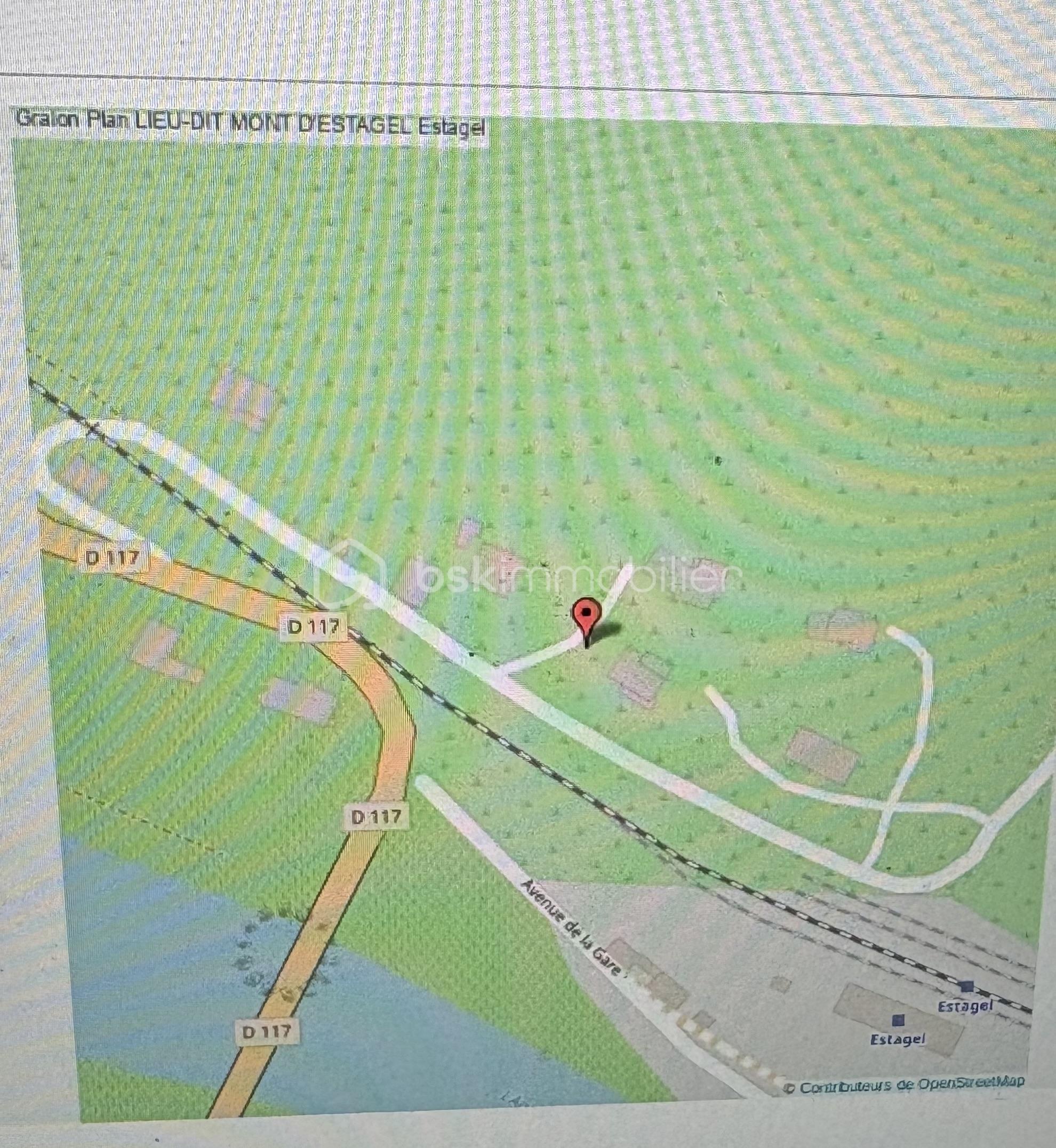 Terrain agricole de 1 654 m²