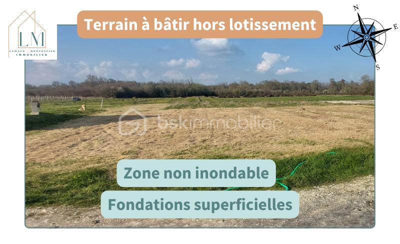 Terrain de 1 300 m² - Véronique MONTAUFIER & Lucien LAMAUD - Agents Immobiliers indépendants  - BSK - Terrain à vendre.png