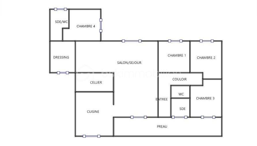 Maison traditionnelle de 140 m² - plan maison l'houmeau.png