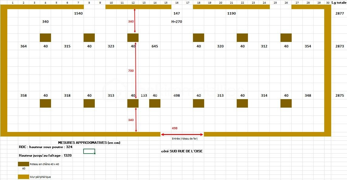 Immeuble mixte de 496 m² - MESURES APPROXIMATIVES.jpg