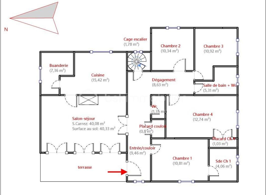 Villa de 260 m² - PLAN 1 RDC.PNG