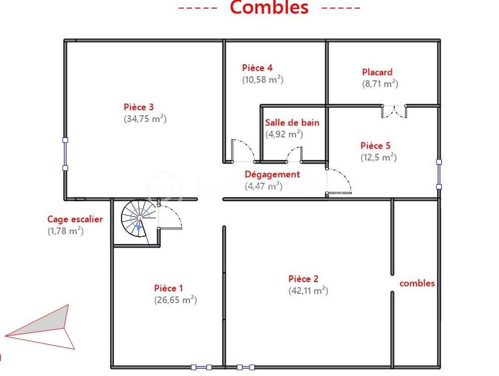 Villa de 260 m² - COMBLES.PNG