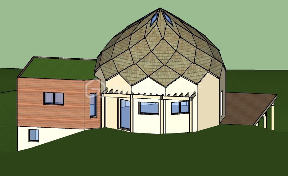 Maison contemporaine de 84 m² - Visuel face Sud.jpg