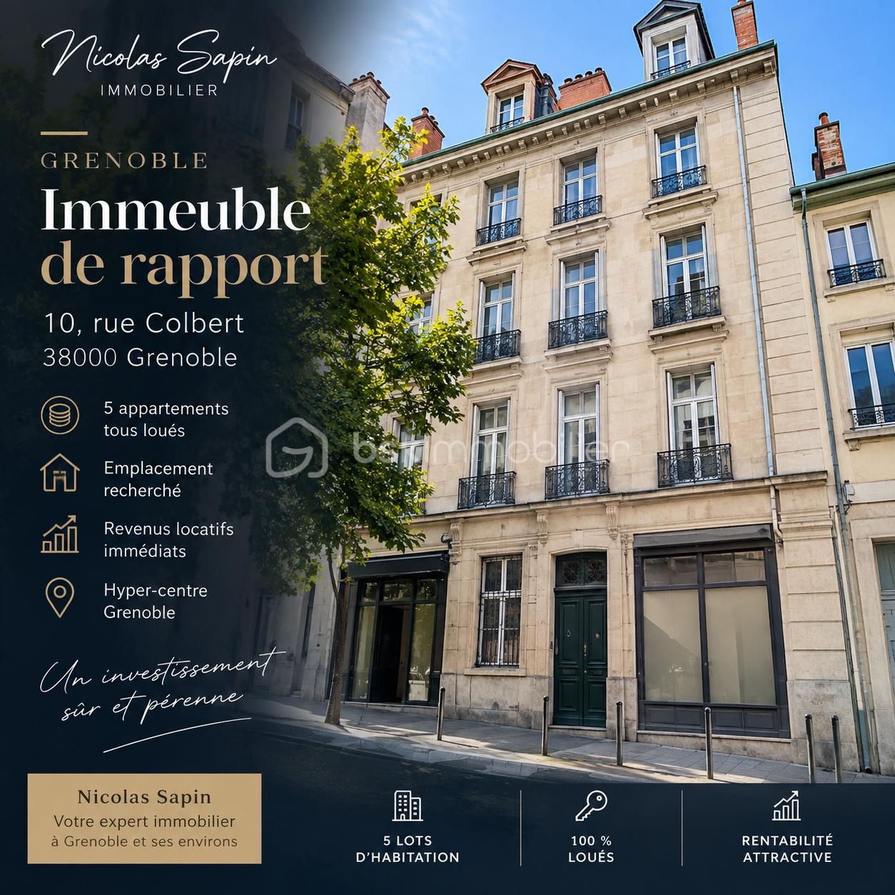Immeuble 10 pièces 162 m² · à Grenoble · 162 m² · 419 000 €