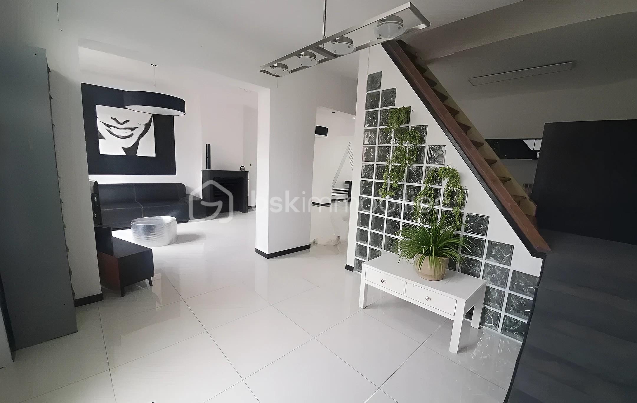 Maison de village de 124,50 m² - SOUCHEZ IG ENTREE OK PROFIL plante verte.jpg