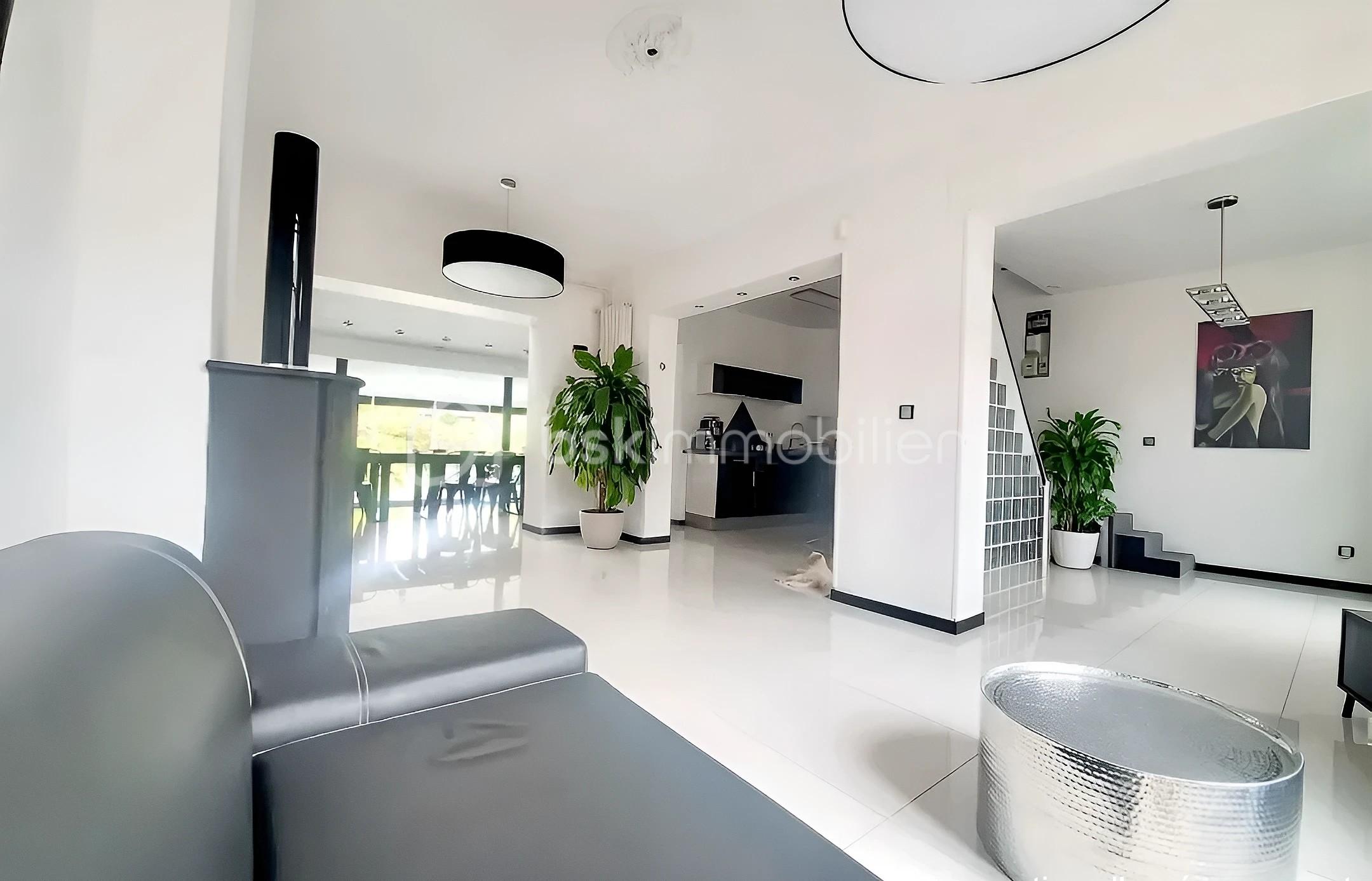 Maison de village de 124,50 m² - SOUCHEZ IG OK salon tv v entree cuis sam jardin .jpg