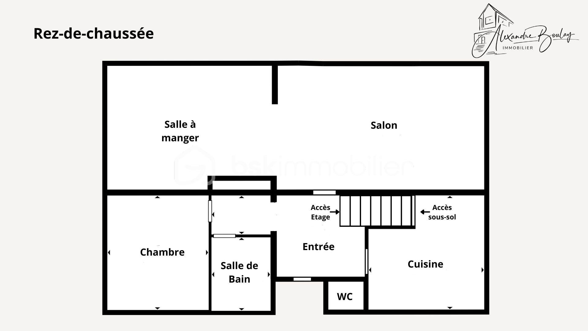 Maison traditionnelle de 145 m² - Plan RDC.jpg