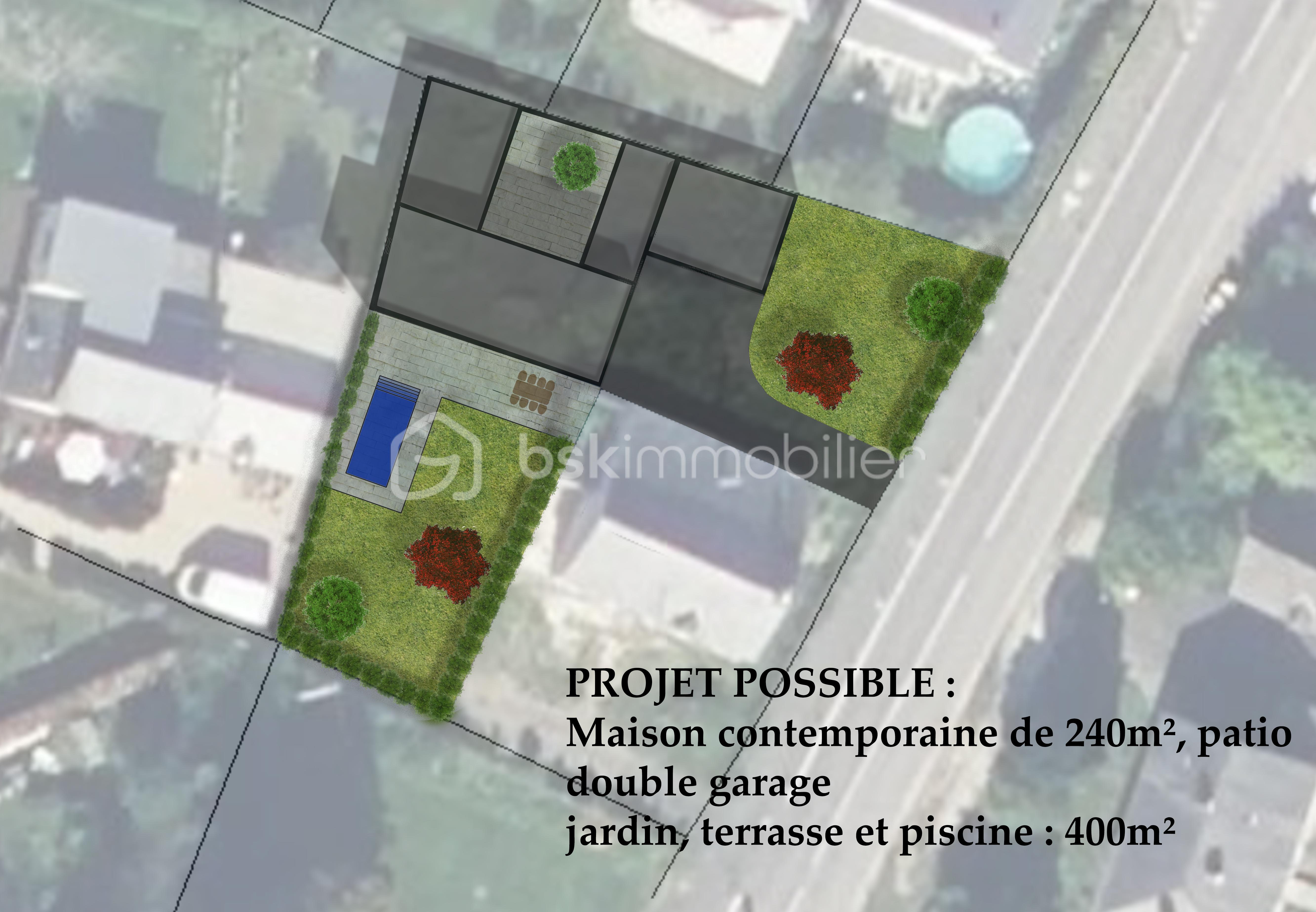 Terrain de 743 m²
