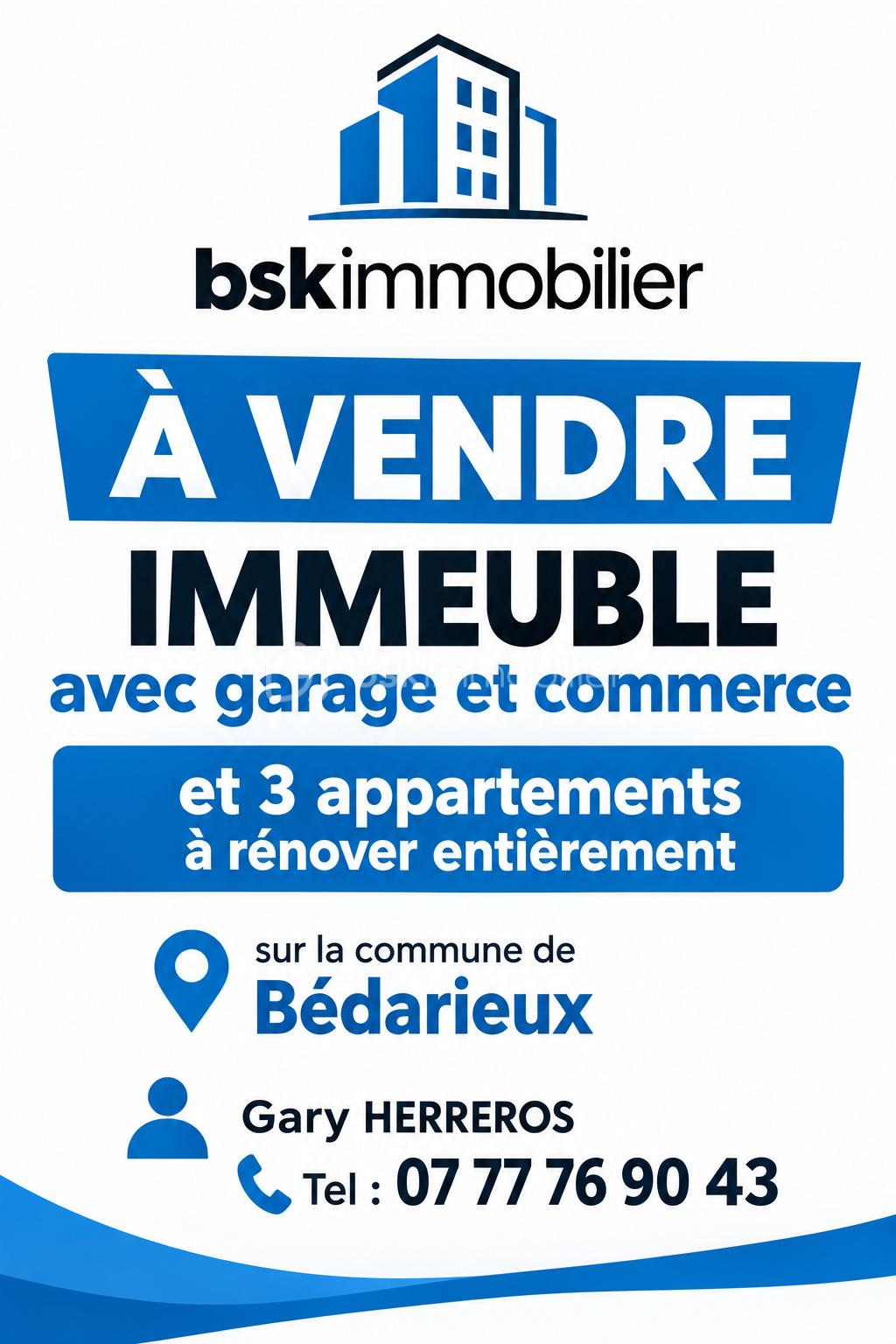 Immeuble 8 pièces 225 m² · à Bédarieux · 225 m² · 95 000 €