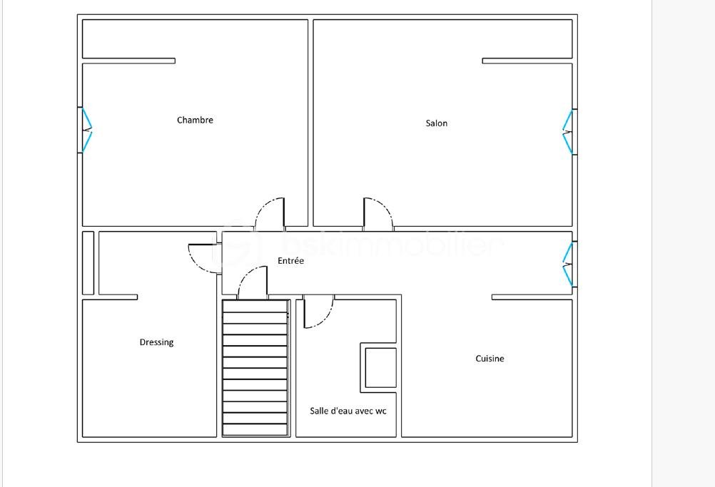 Maison traditionnelle de 162 m² - 2ème Etage Arnouvlle.png