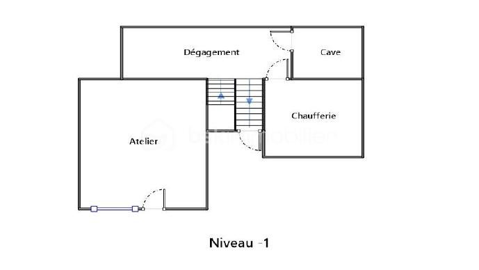 Maison d architecte de 312 m² - plan niveau 1.png