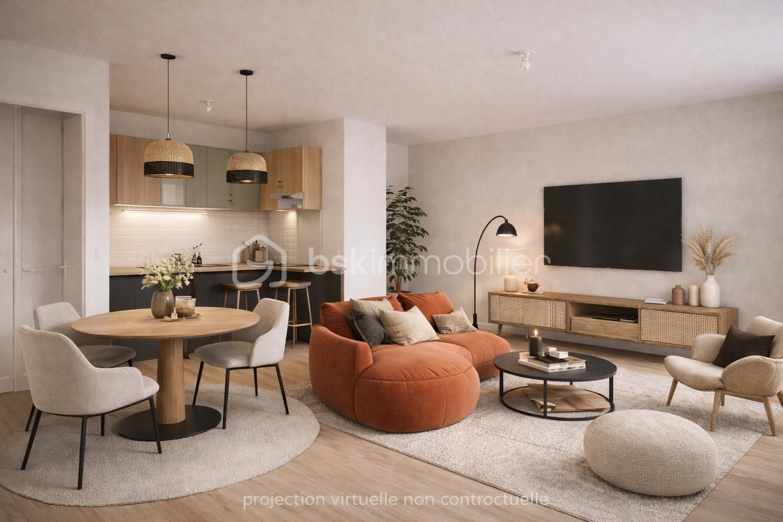 Appartement 2 pièces 48 m²