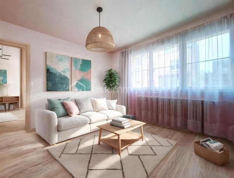 Maison de ville de 147 m² - SALON PIECE PARQUET BOIS FONCE.jpg