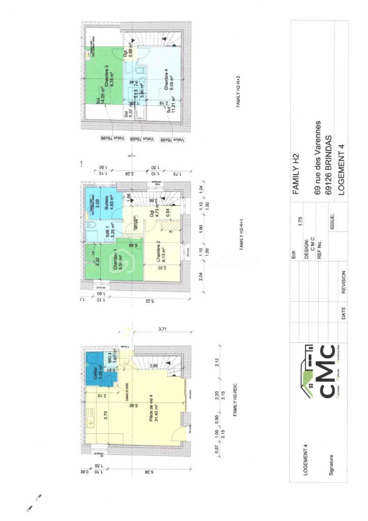 Triplex de 99 m² - Plan intérieur lot 4.jpg