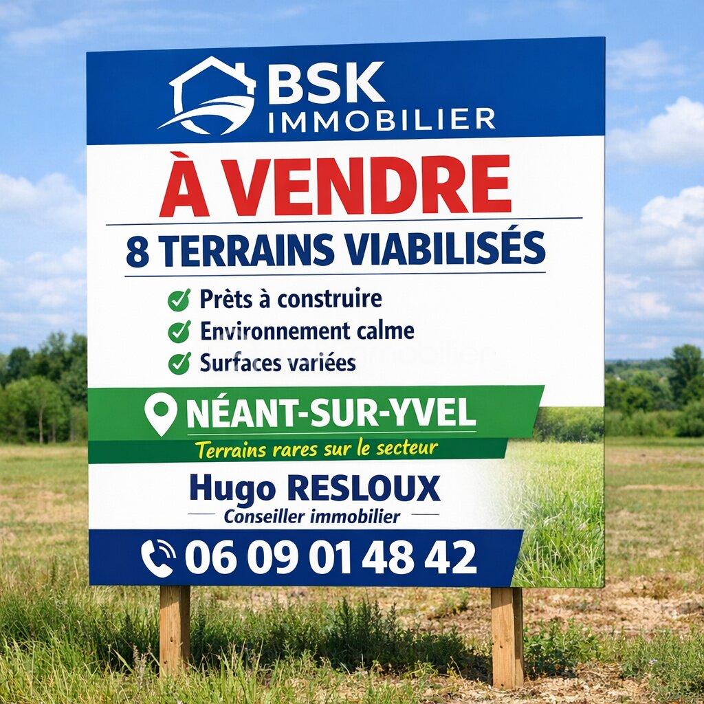 Terrain de 690 m²