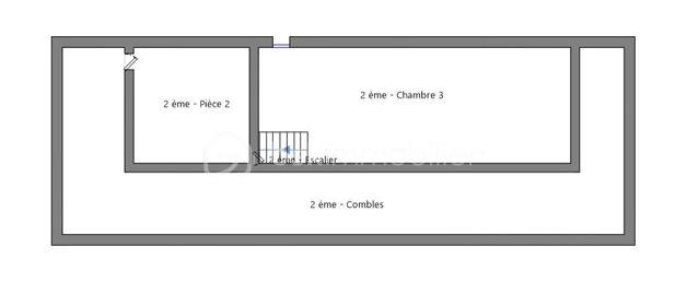 Maison de village de 160 m² - croquis 2 ème étage.png