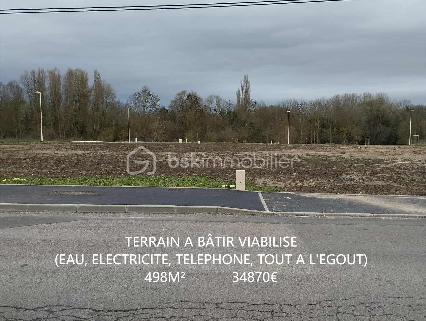 Terrain de 498 m²