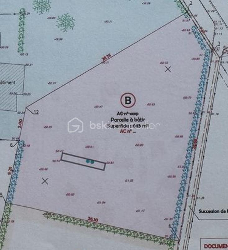 Terrain de 663 m² - Plan terrain à bâtir 663 m².png