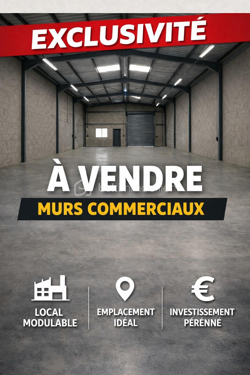 Local commercial de 150 m² - Entrepôt commercial à vendre (1).png