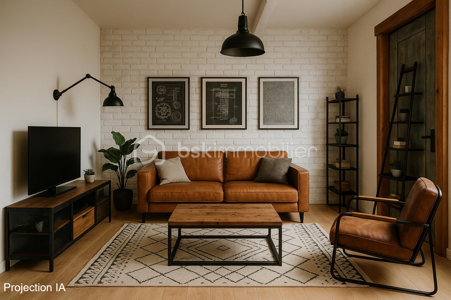 Maison de village de 77 m² - Salon.png