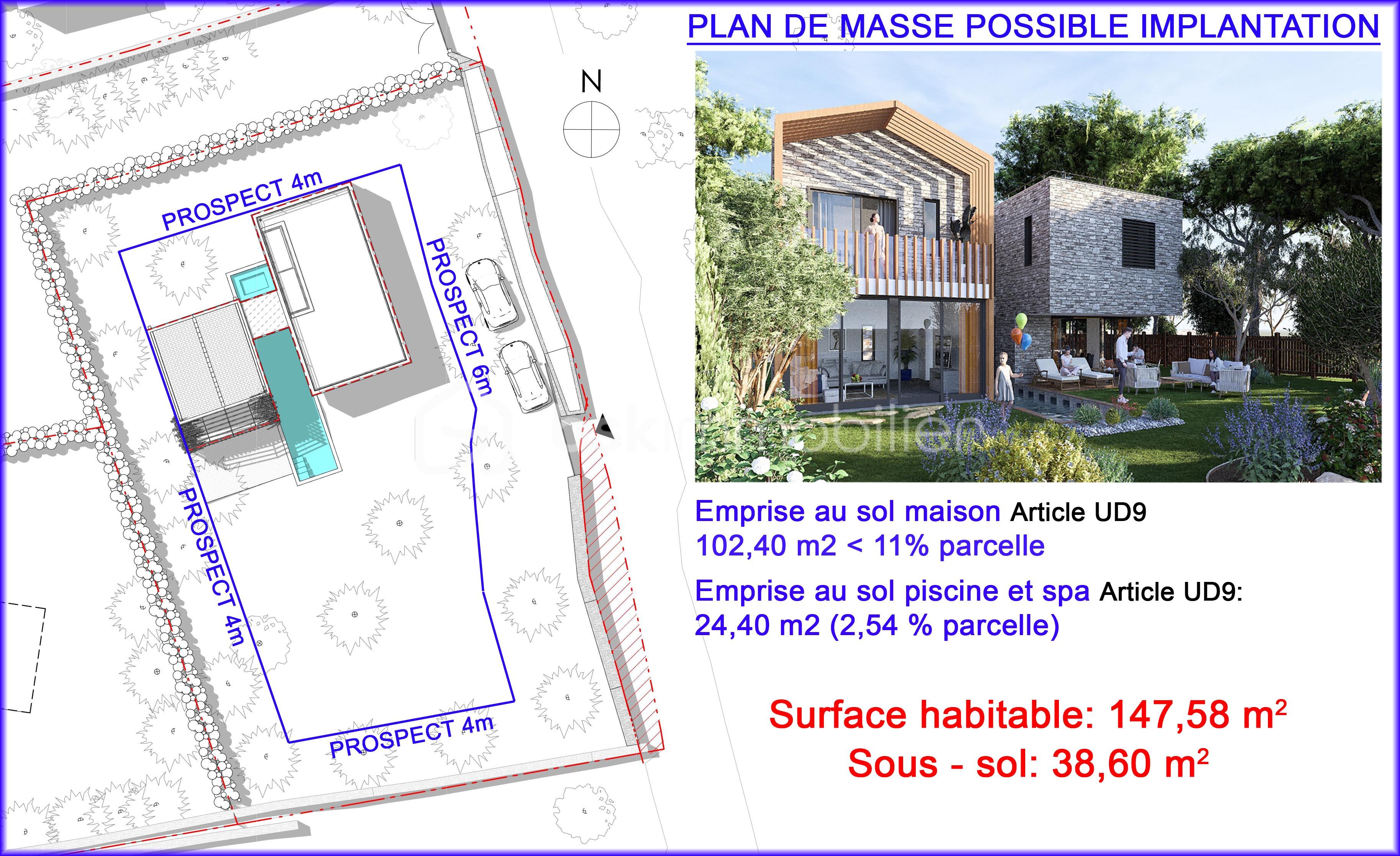 Terrain de 953 m² - LOT 1b plan de masse maison.jpg