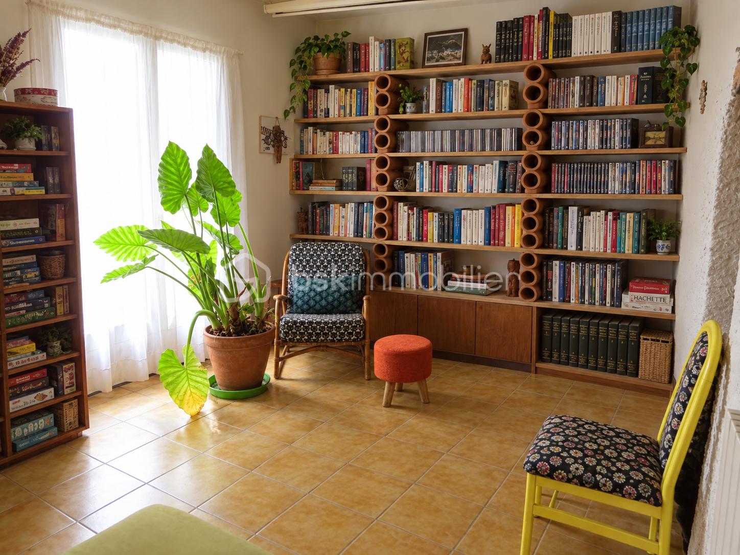 Bibliothèque chaleureuse et verdoyante.png