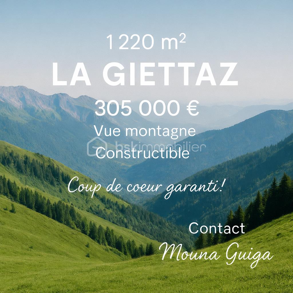 Terrain de 1 220 m²