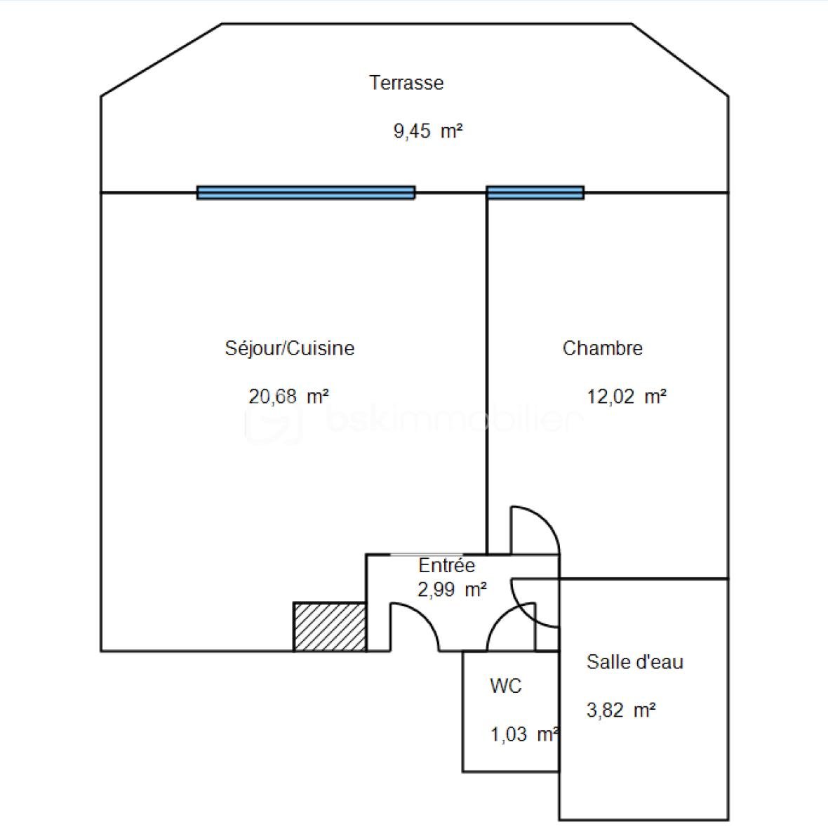 Appartement de 40,54 m² - Capture plan appartement.PNG